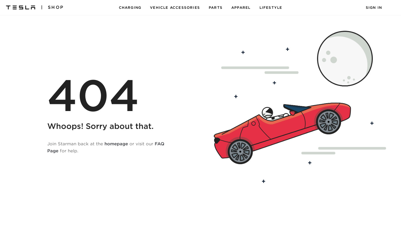 Tesla Wireless Phone Charger Landing page