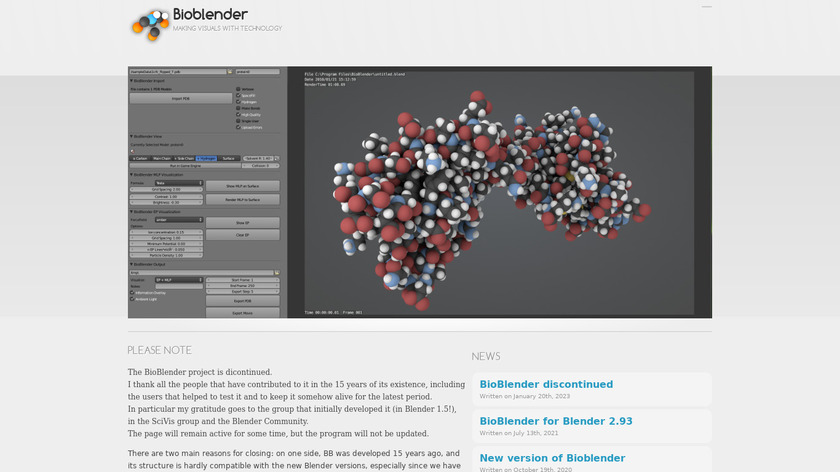 BioBlender Landing Page