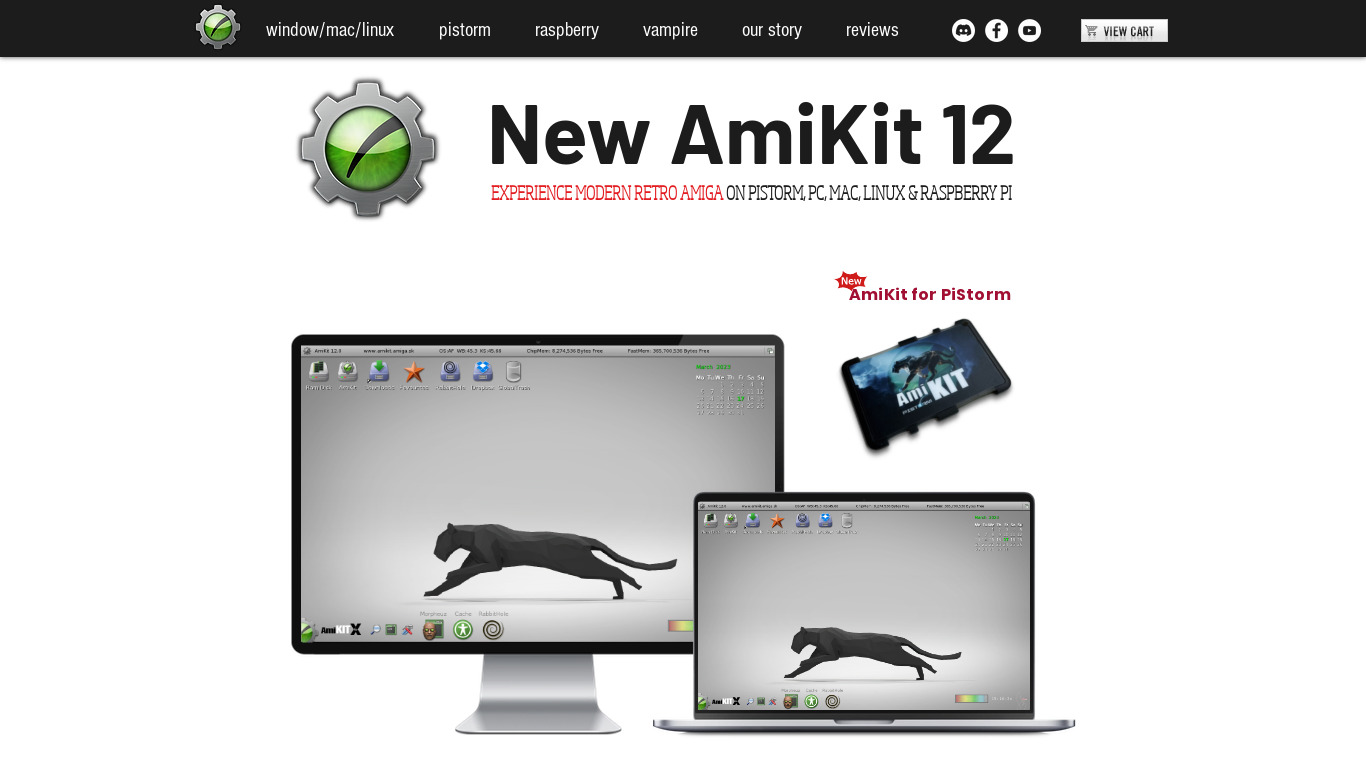 Amikit Landing page