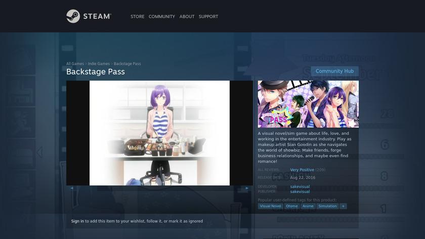 Backstage Pass Landing Page