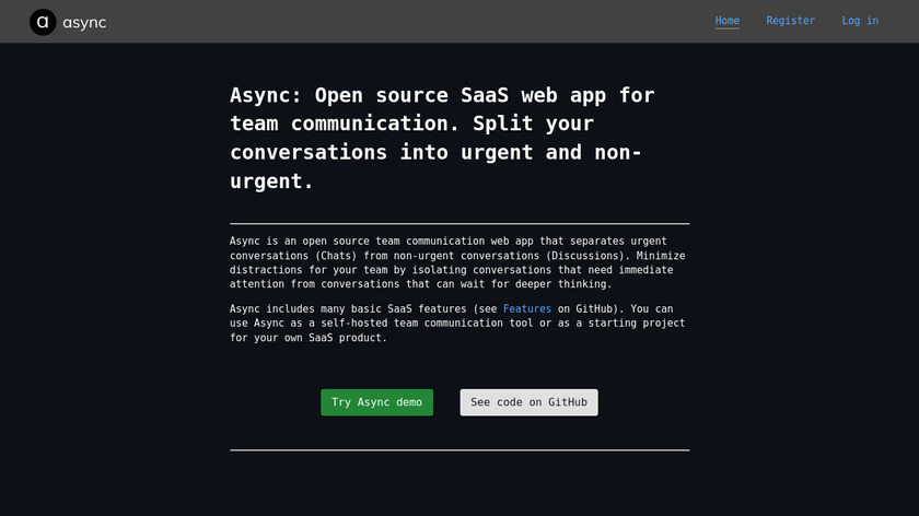 Async Landing Page