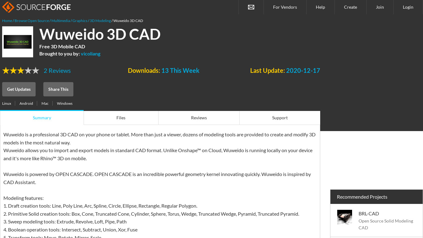 CADPlatform Landing page