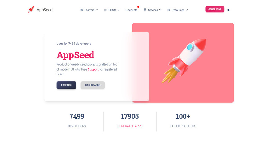 AppSeed.us Landing Page