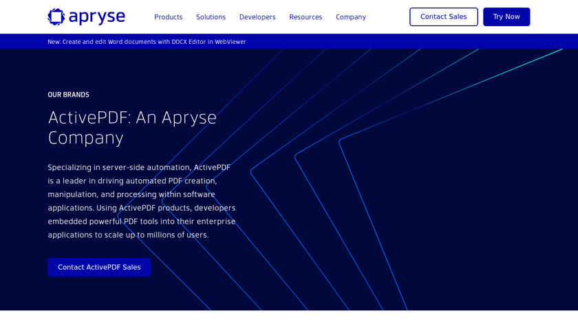 ActivePDF Landing Page