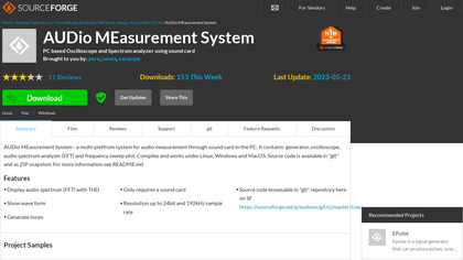 AUDio MEasurement System image