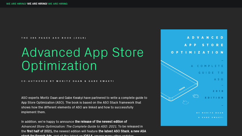 The App Store Optimization Book Landing Page