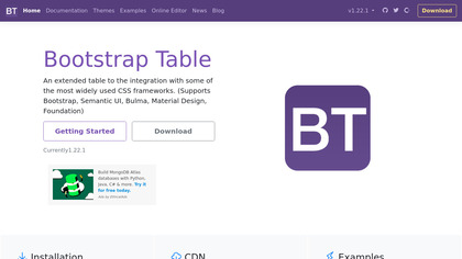 Bootstrap Table image
