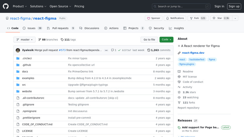 React Figma Landing Page