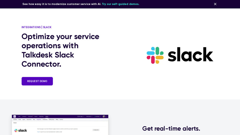 Talkdesk for Slack Landing Page