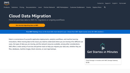 AWS Cloud Data Migration image