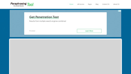 Paraphrasings Tool image