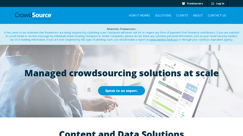 CrowdSource Landing Page