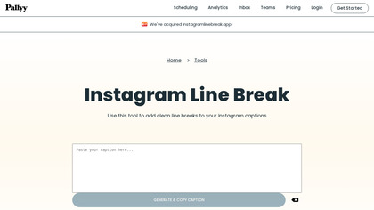 Instagram Line Break image