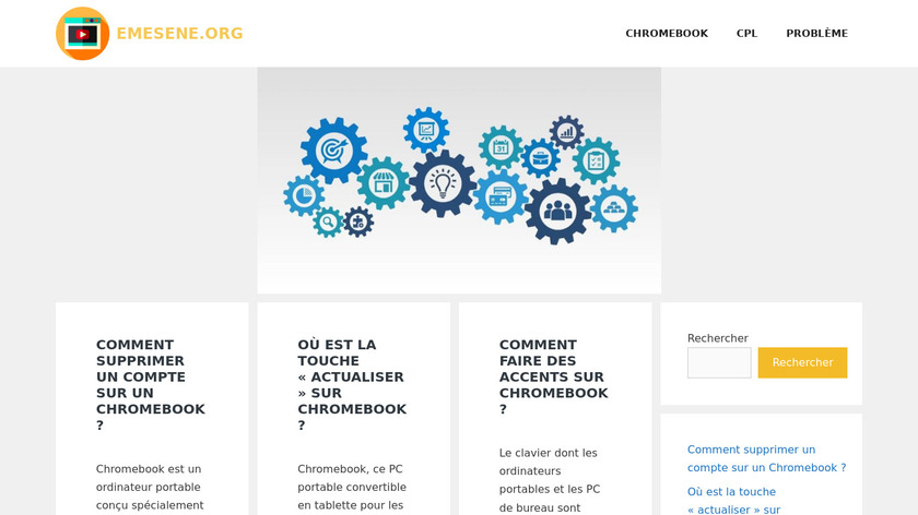 Emesene Landing Page