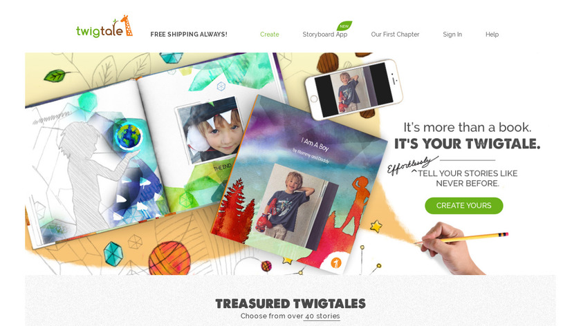 Twigtale Landing Page