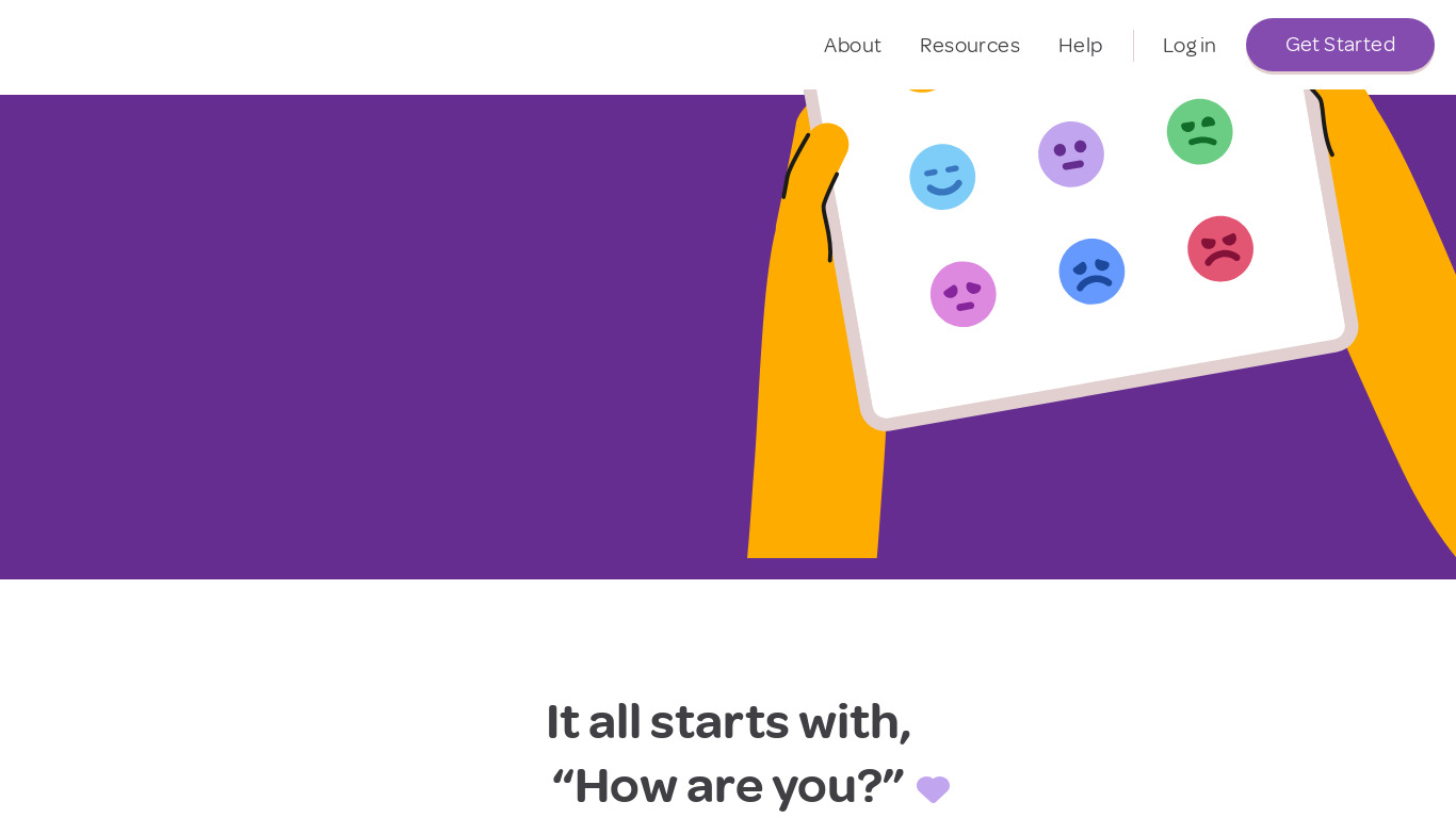 YouHue Landing page