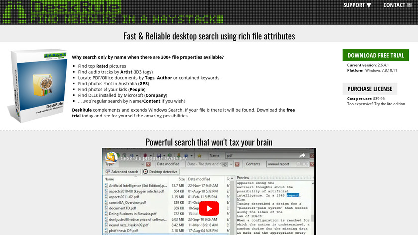 DeskRule Landing Page