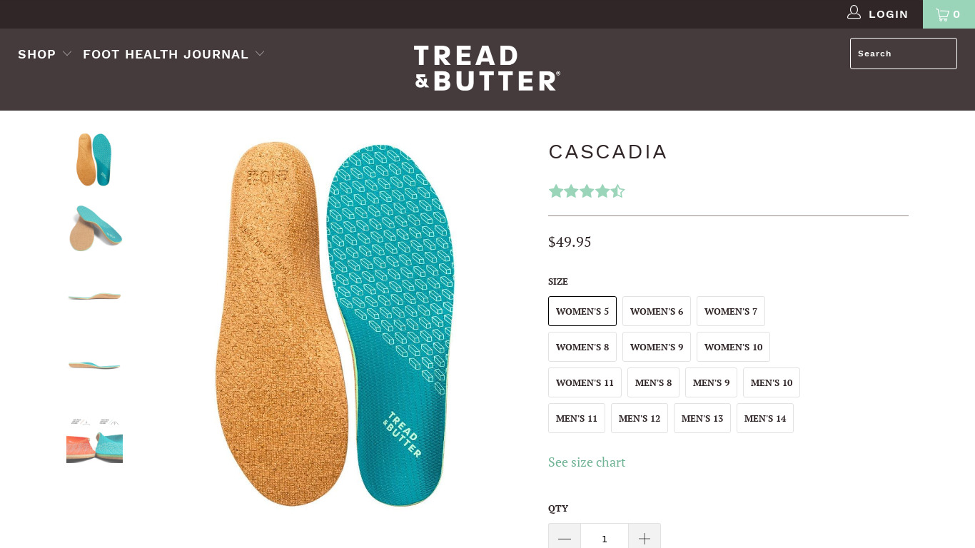 Tread & Butter Landing page