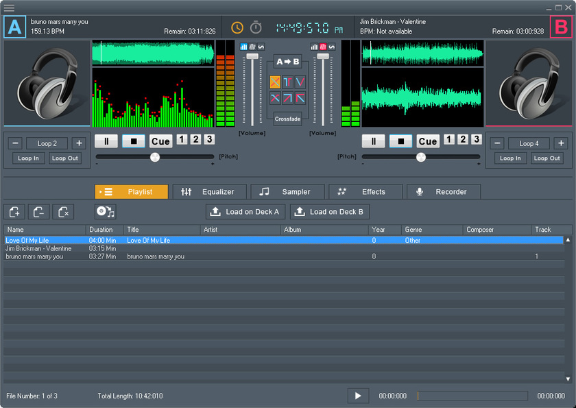 DJ Mix Studio Landing Page