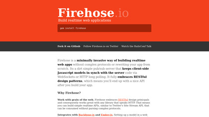 Firehose.io screenshot