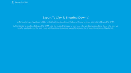 Export To CRM image