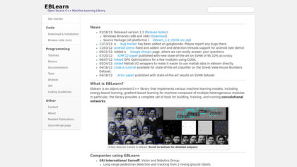 EBLearn image