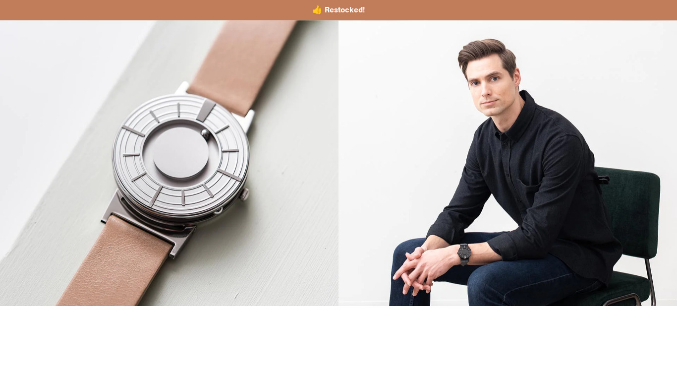 Eone Watches Landing page