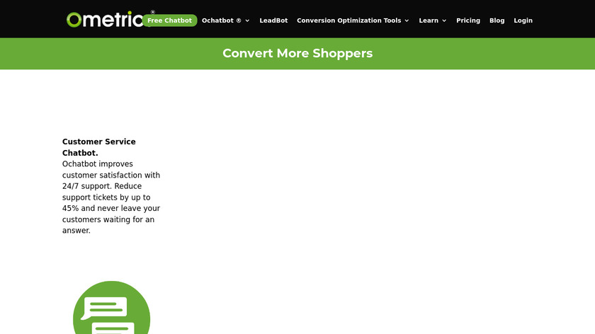 Ometrics Landing Page
