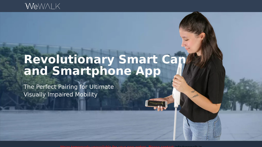 WeWALK.io Landing Page