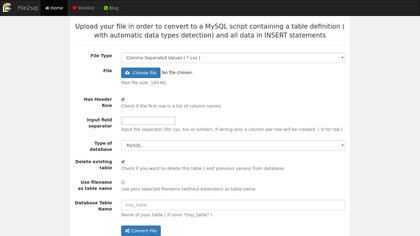 File2sql.com image