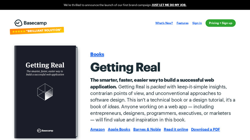 Getting Real Landing Page