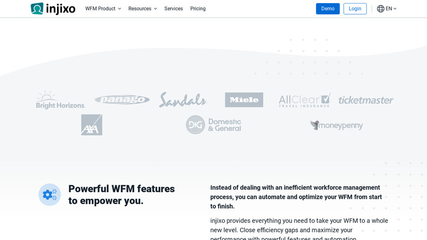 InVision WFM Landing Page