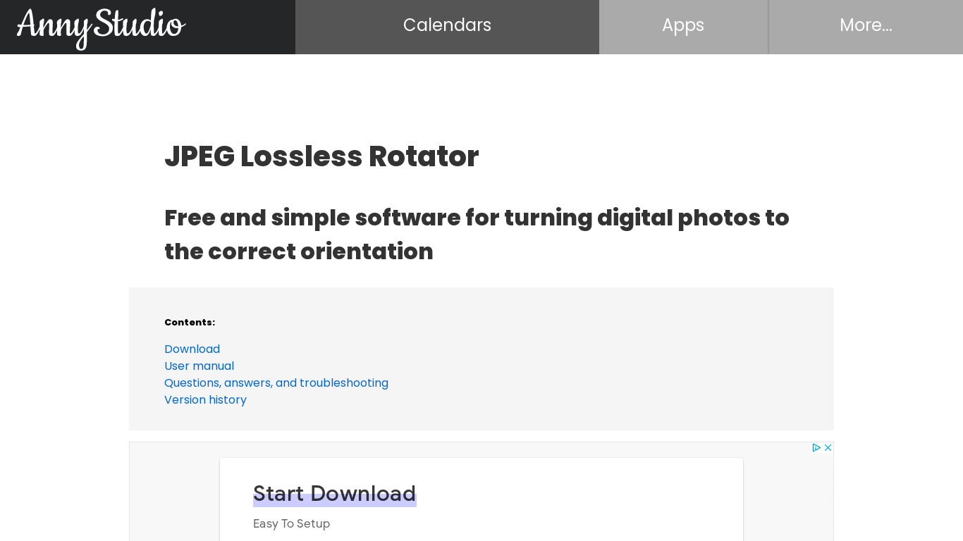 JPEG Lossless Rotator Landing page