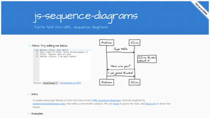 js-sequence-diagrams image