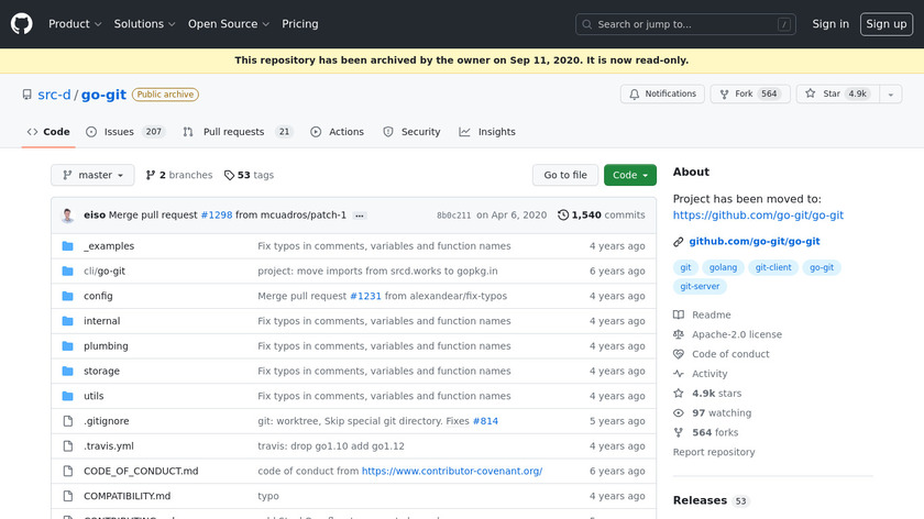 go-git Landing Page