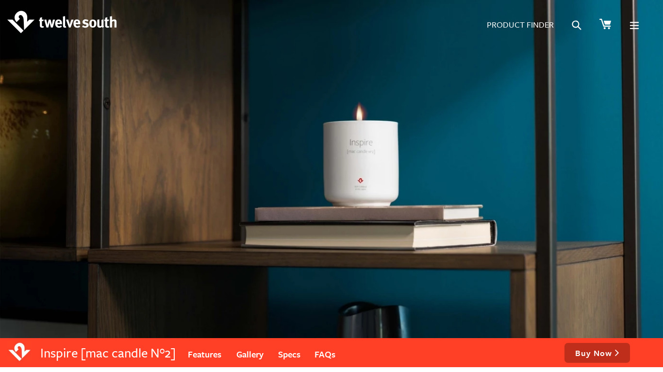 "New Mac Smell" Candle Landing page