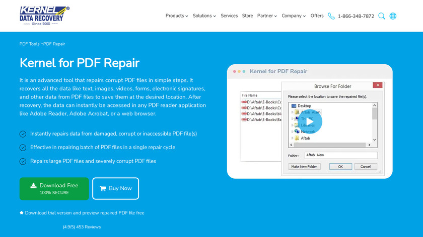 Kernel for PDF Repair Landing Page