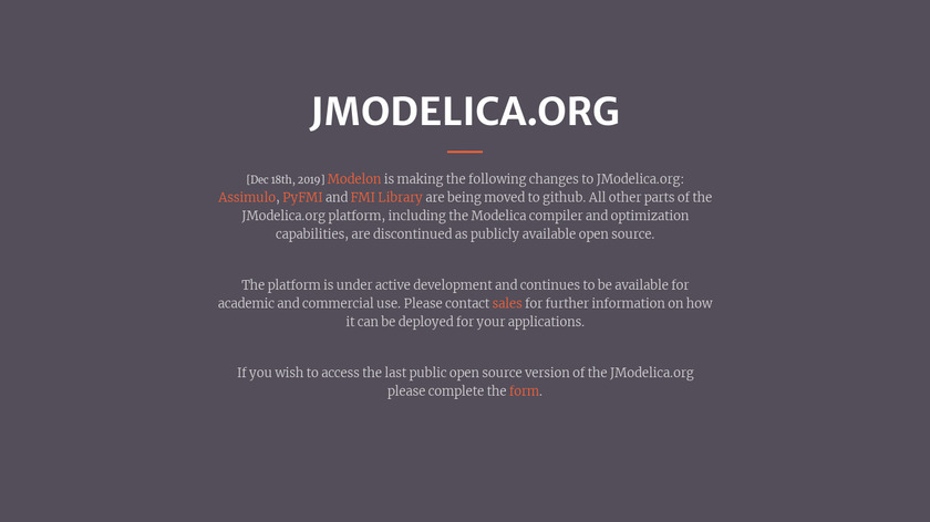 JModelica Landing Page