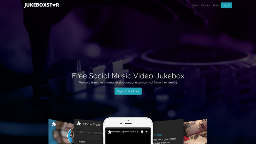 Jukebox Star Landing Page