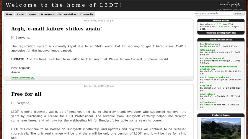 L3DT Landing Page