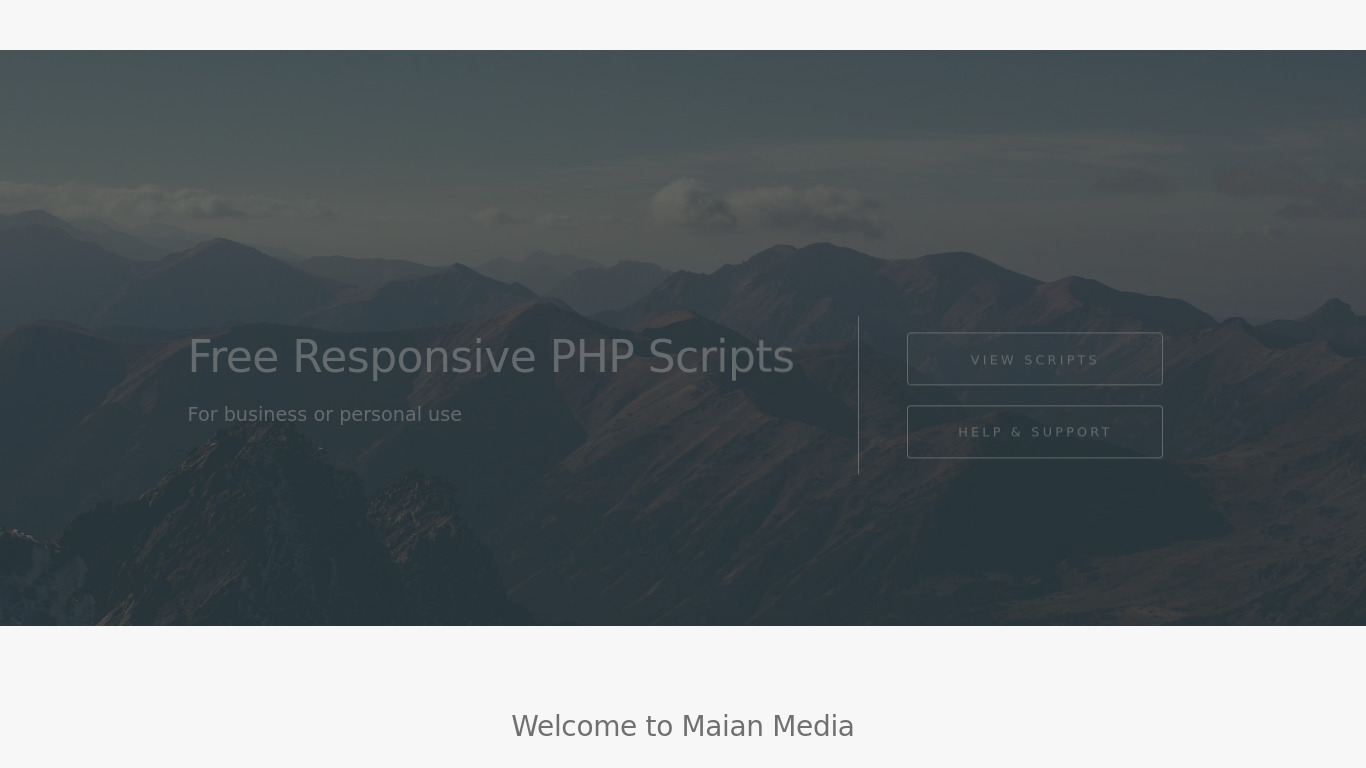 Maian Pay Landing page