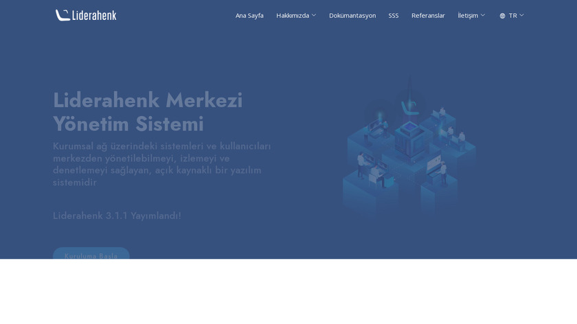 Liderahenk Landing Page