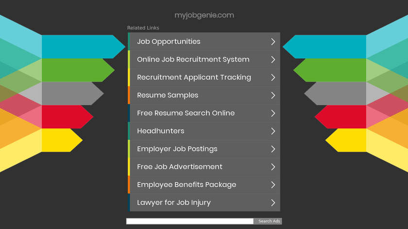 Job Genie Landing Page