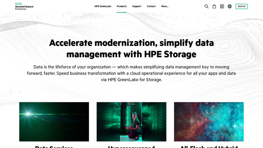 HPE StoreVirtual Landing Page
