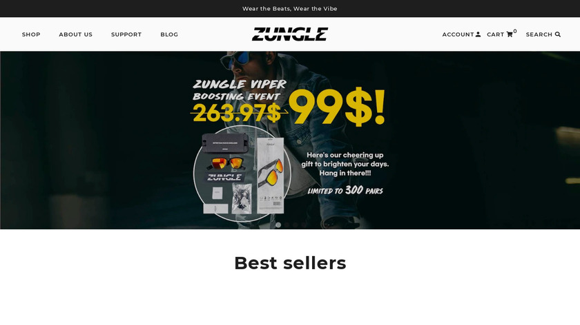 zungleinc.com Zungle V2 Viper Landing Page