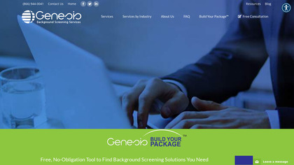 Genesis Background Screening image