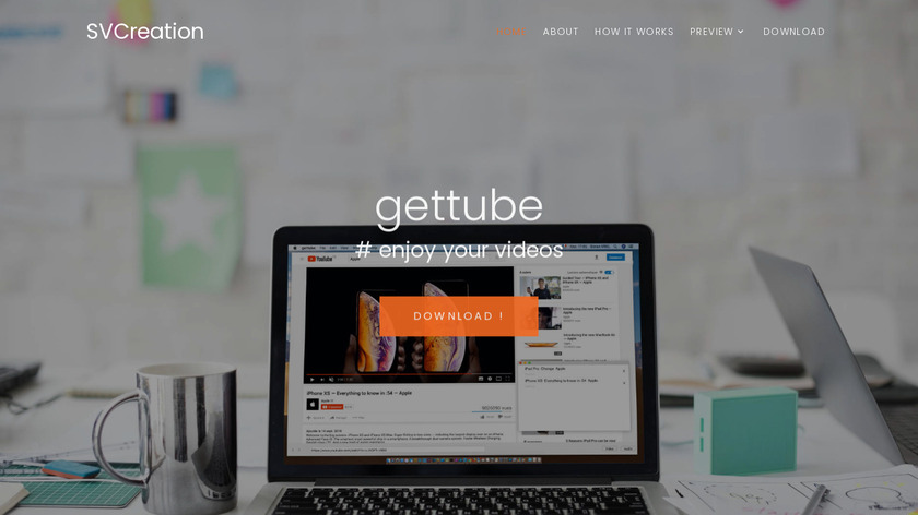 Get Tube Landing Page