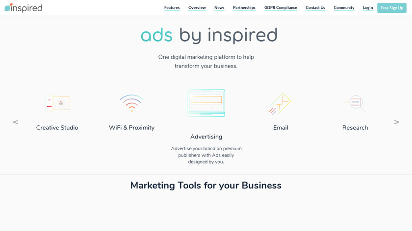 Inspired Mobile Landing Page