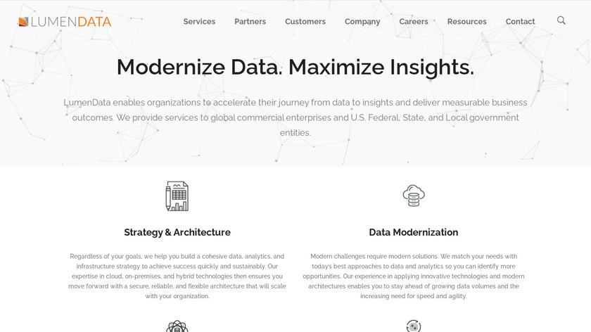 LumenData Landing Page