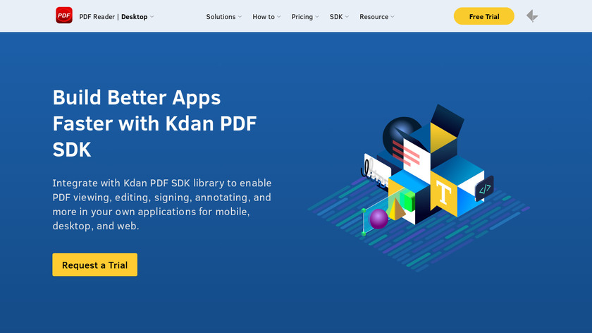 Kdan PDF SDK Landing Page